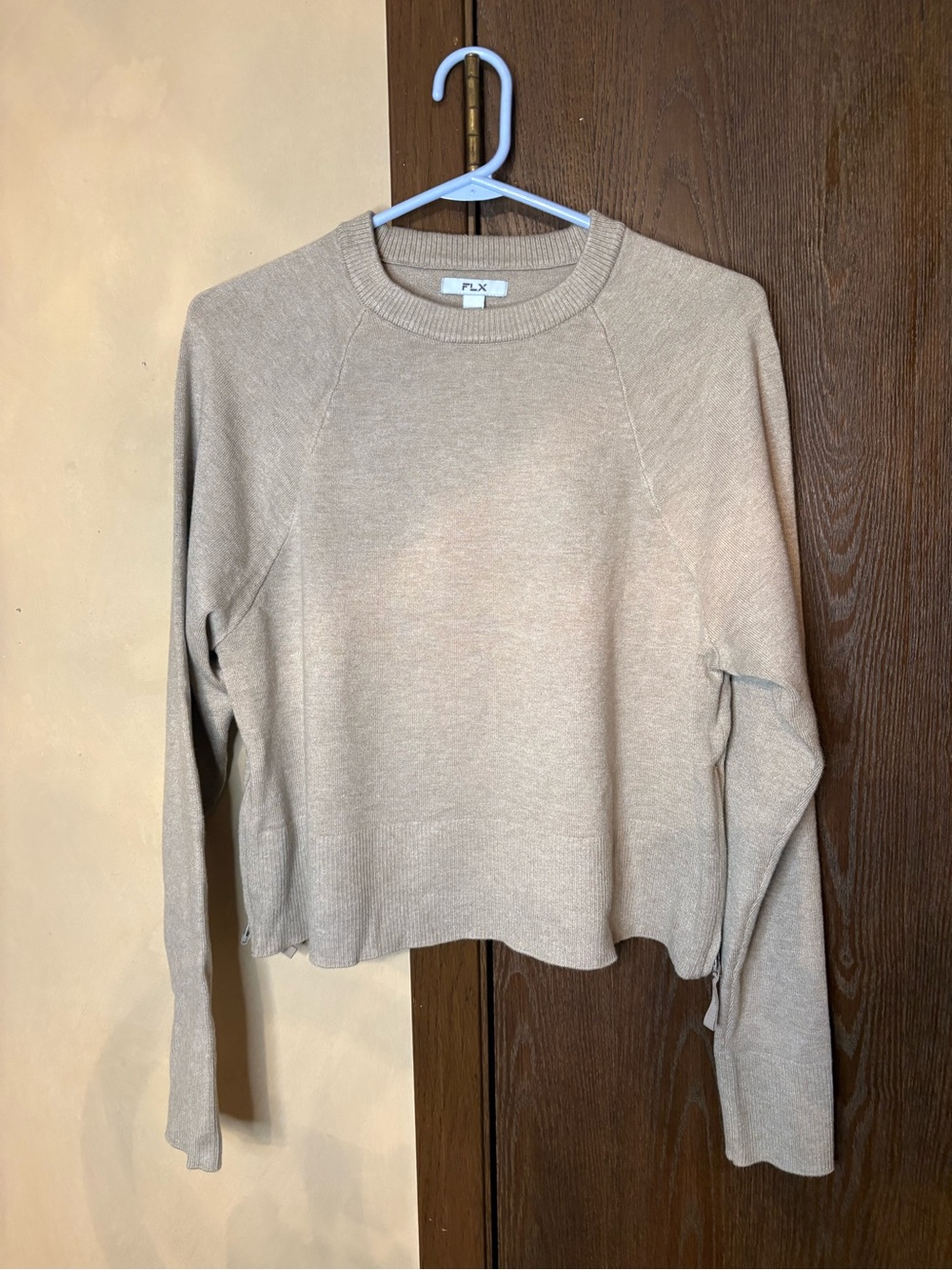 FLX Medium Knit Sweater in Taupe
